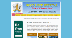 Desktop Screenshot of goodluckhospital.com